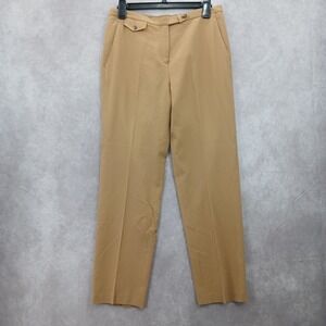 Office Resort Formal Y2K Brown Wool Trouser Academia Lauren Ralph Lauren Pant 6P